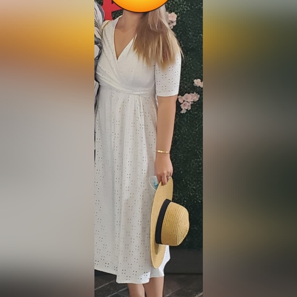 White spring dress - Picture 3 of 3